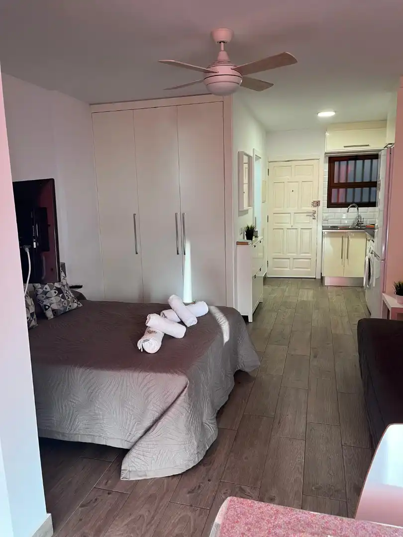 Bedroom of Study for rent in Tacoronte  with Furnished, Washing machine and Microwave