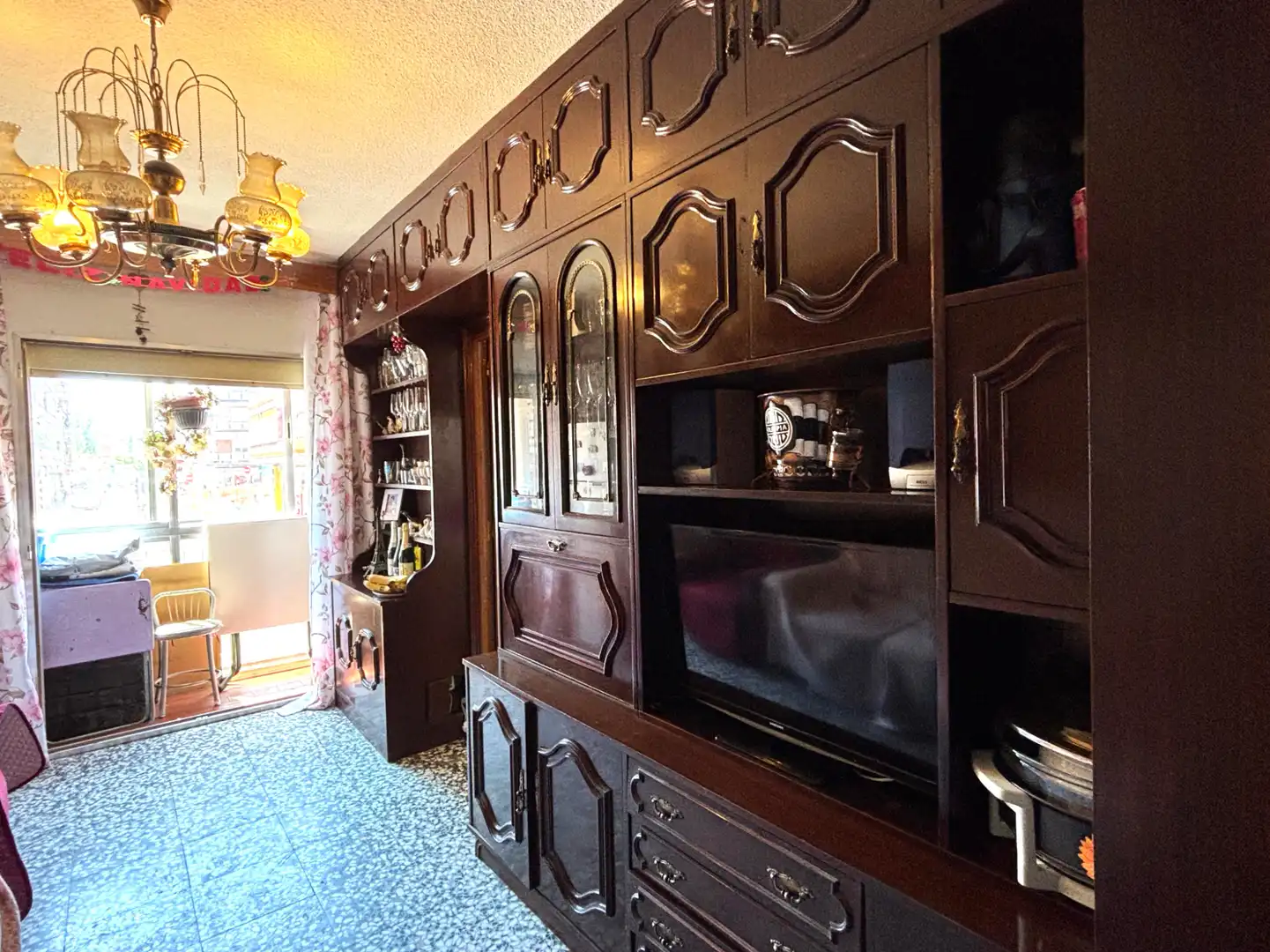 Sala de estar de Piso en venta en Madrid con Calefacción, Amueblado y Horno