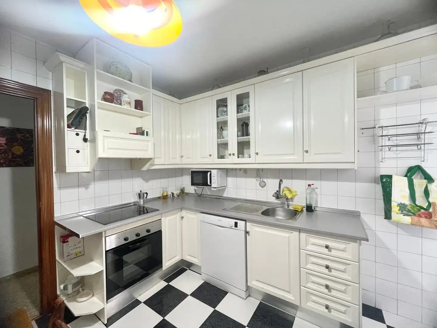 Kitchen of Flat for rent in Granada  with Furnished and Balcony