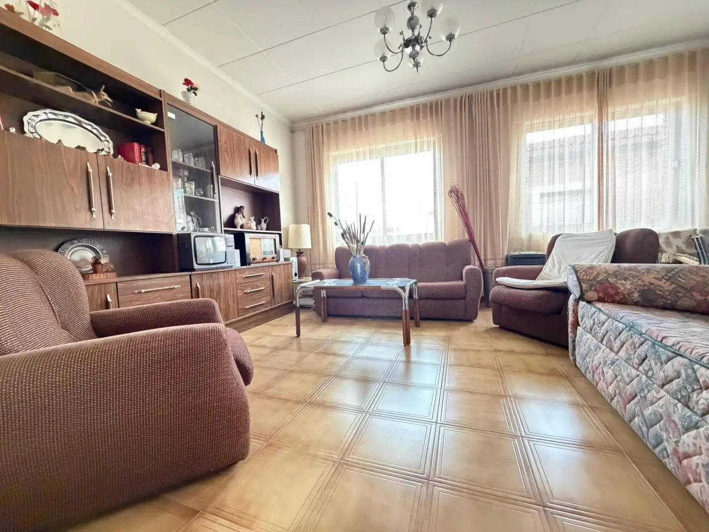 Sala de estar de Casa o chalet en venta en La Guardia con Amueblado y Alarma