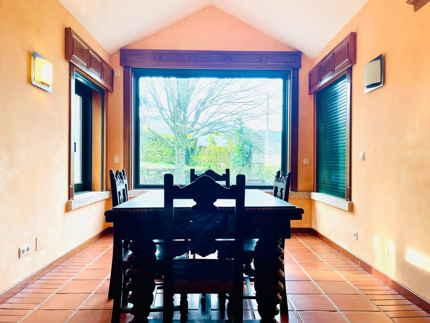 Comedor de Finca rústica en venta en Soutomaior con Calefacción, Jardín privado y Terraza