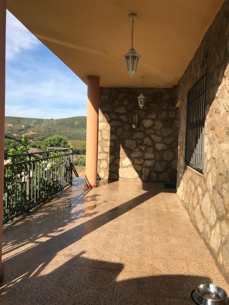 Terraza de Finca rústica en venta en Fresnedoso de Ibor con Calefacción, Jardín privado y Terraza