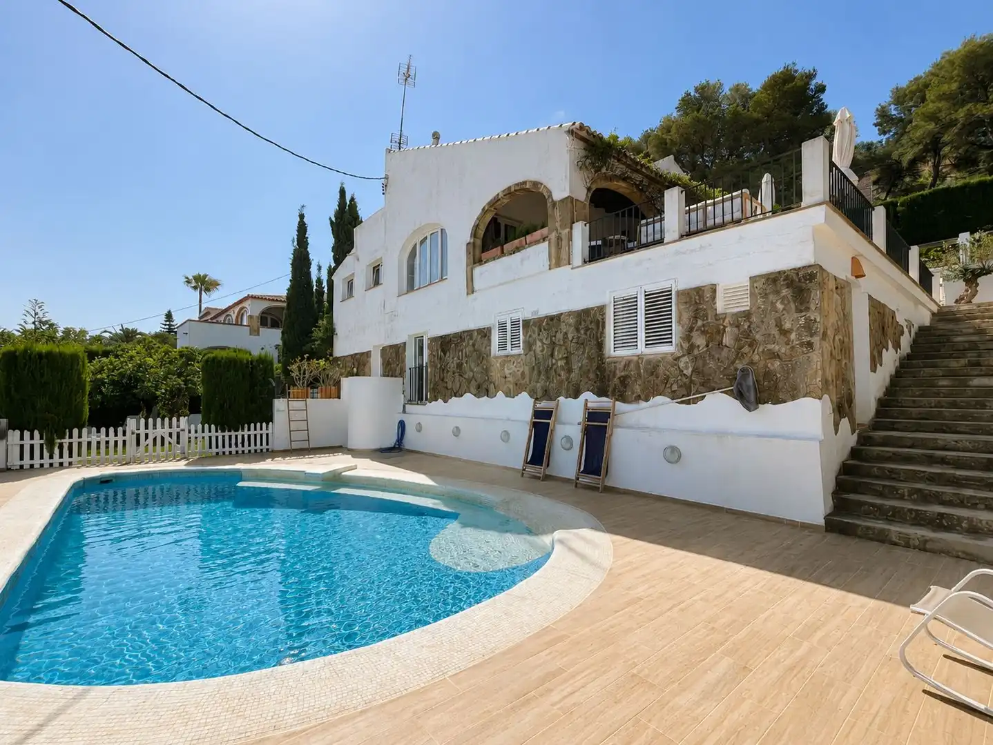 Piscina de Casa o chalet de alquiler en Jávea / Xàbia con Calefacción, Jardín privado y Terraza