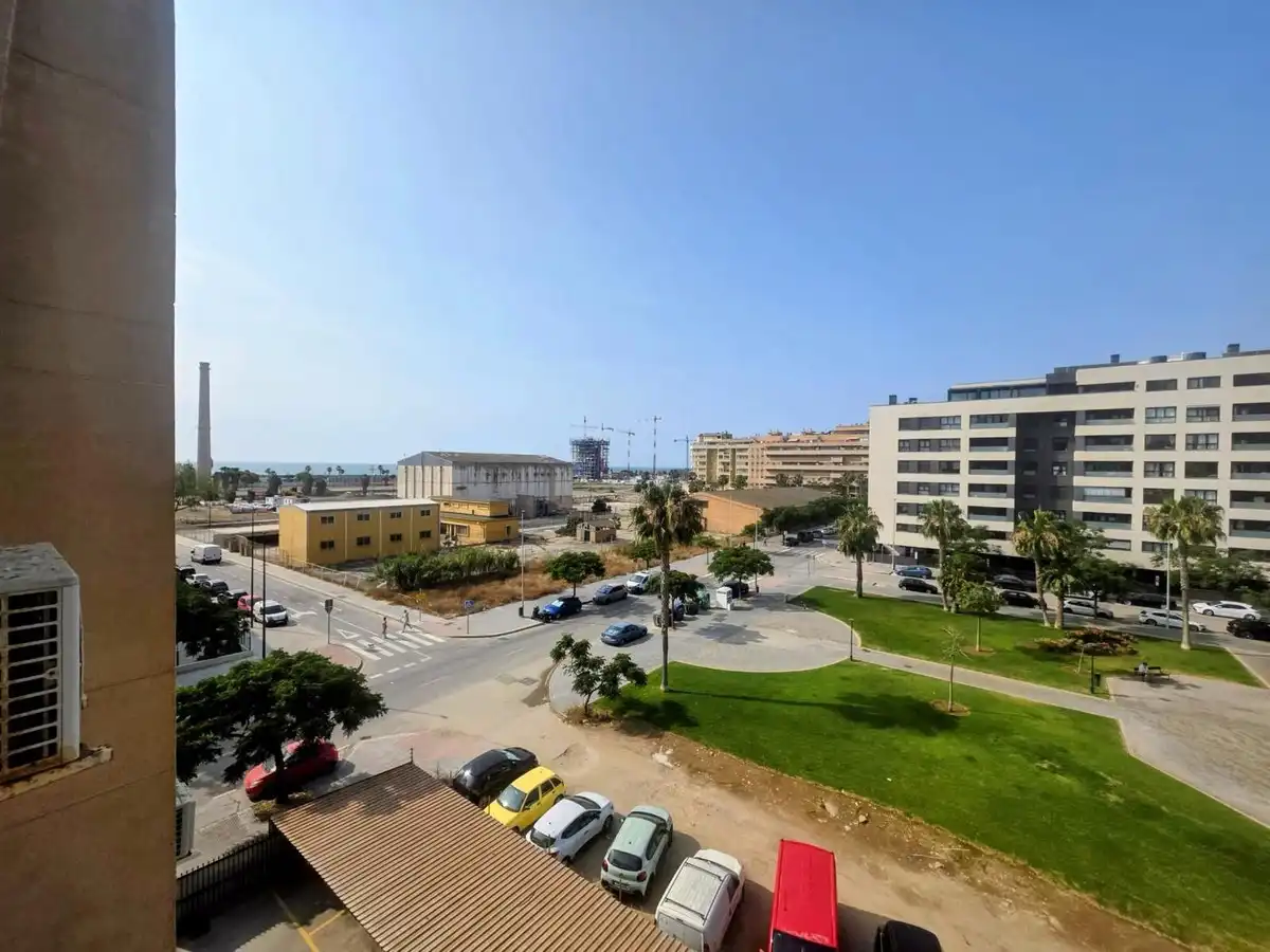 Vista exterior de Piso en venta en Málaga