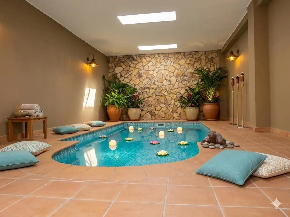 Schwimmbecken von Haus oder Chalet zum Verkauf in Chipiona mit Klimaanlage, Heizung und Privatgarten