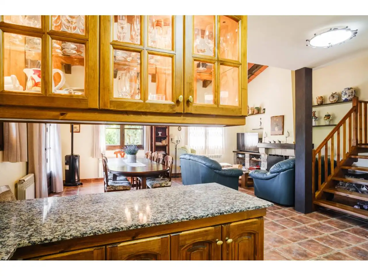 Cocina de Casa o chalet en venta en Castell de l'Areny con Calefacción, Jardín privado y Terraza