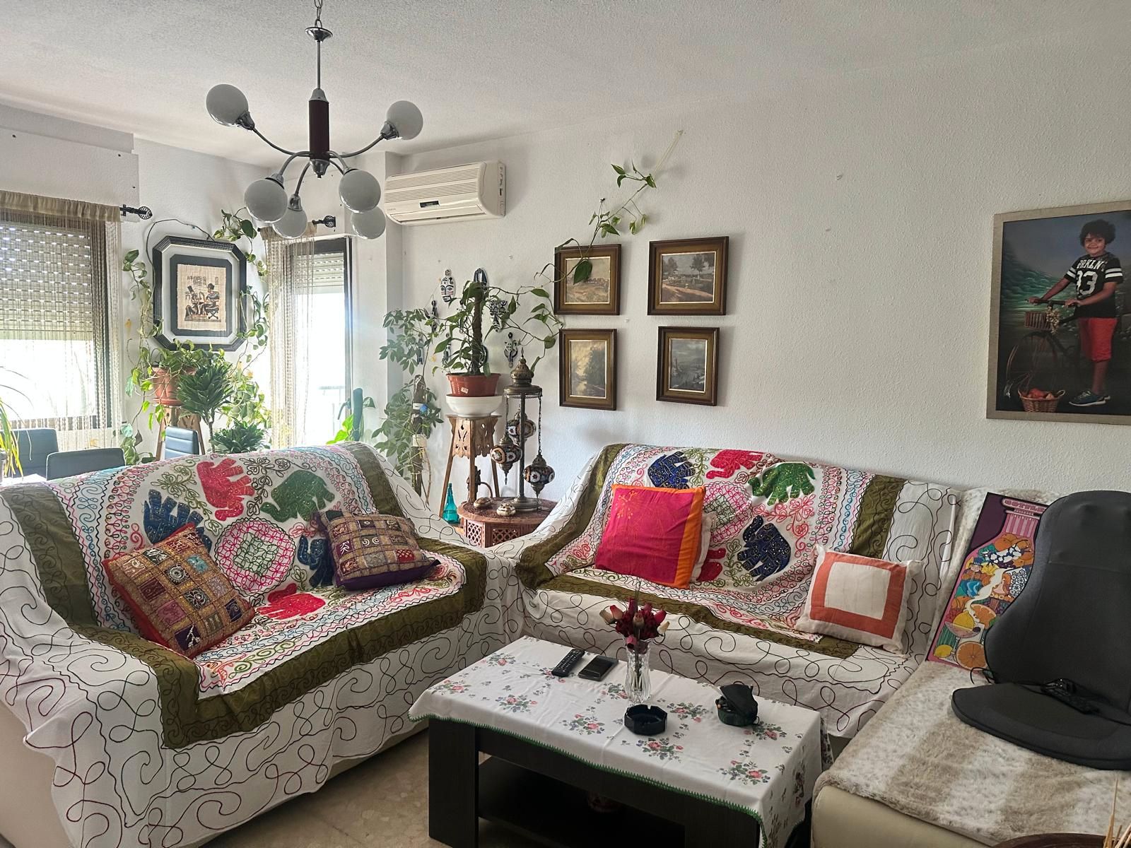 Living room of Flat for sale in Ciudad Real Capital  with Air Conditioner, Heating and Terrace