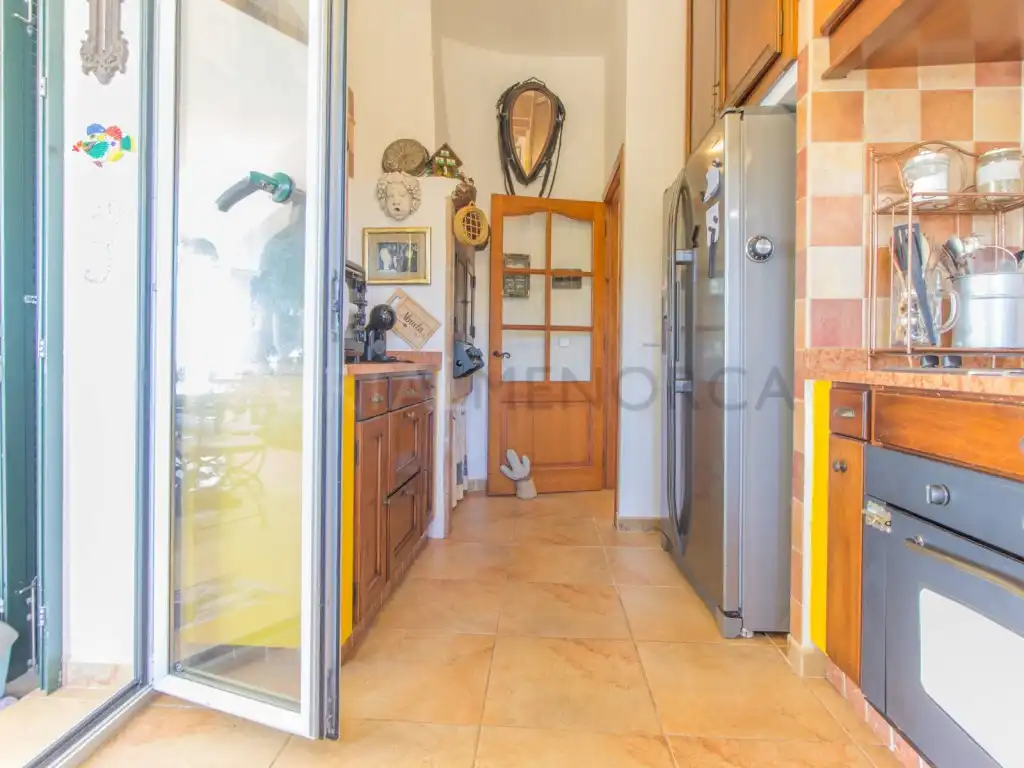 Cocina de Casa o chalet en venta en Sant Lluís con Calefacción, Jardín privado y Piscina