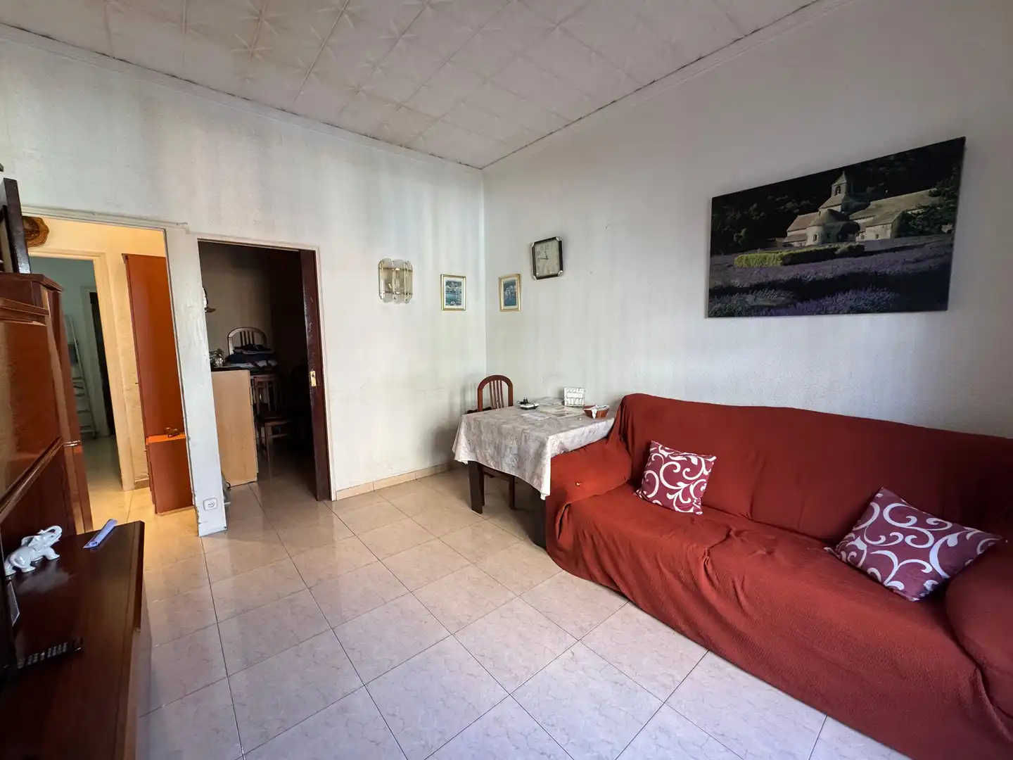 Sala d'estar de Pis en venda en  Barcelona Capital amb Balcó