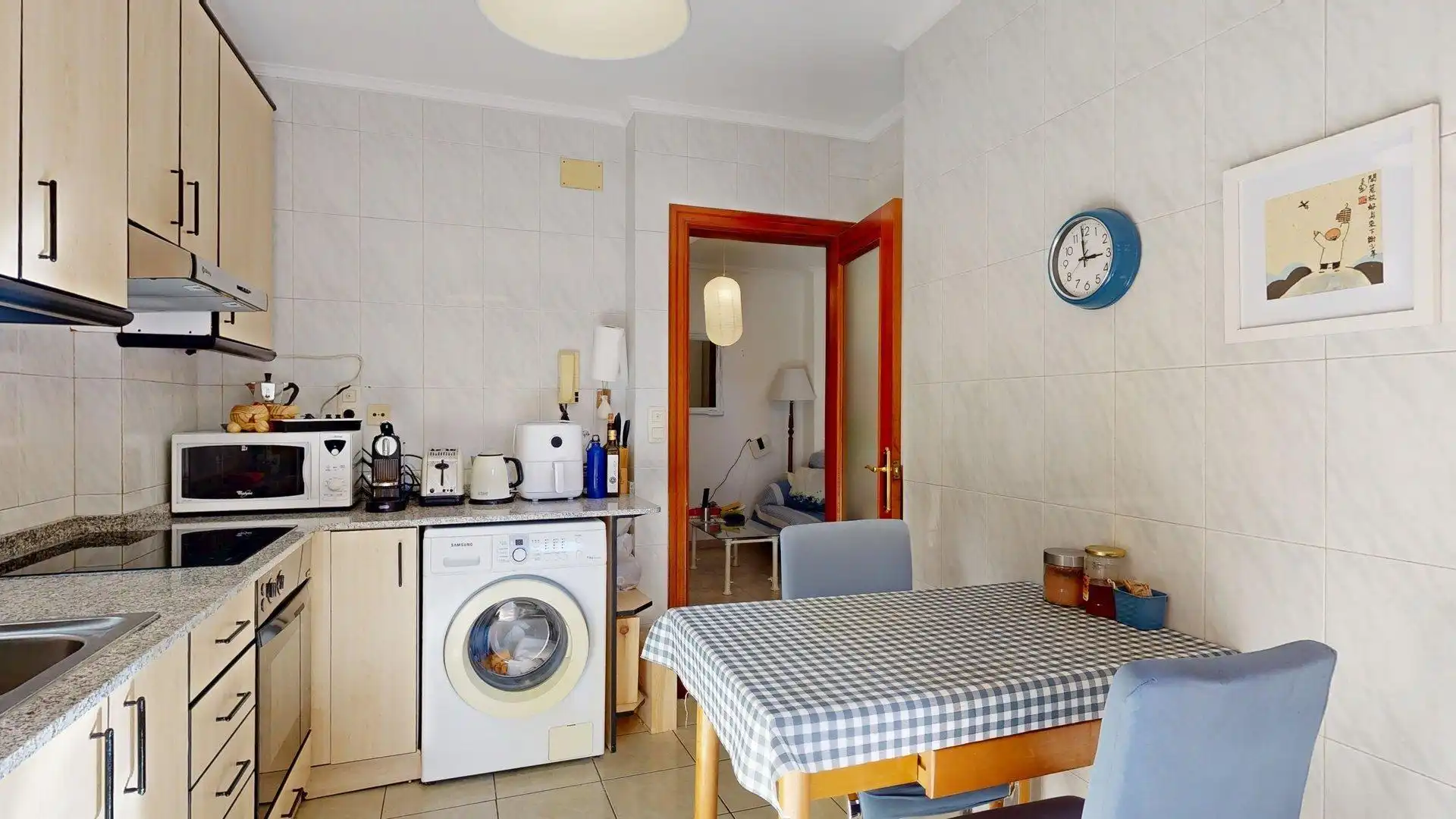 Cuina de Casa o xalet en venda en Zaragoza amb Calefacció, Terrassa i Moblat