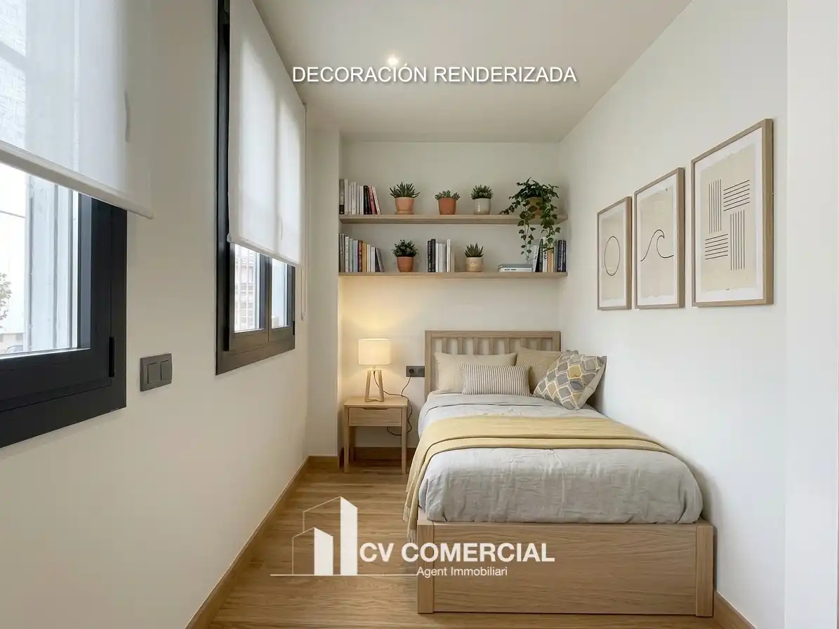 Bedroom of Flat for sale in Pallejà  with Air Conditioner, Heating and Parquet flooring