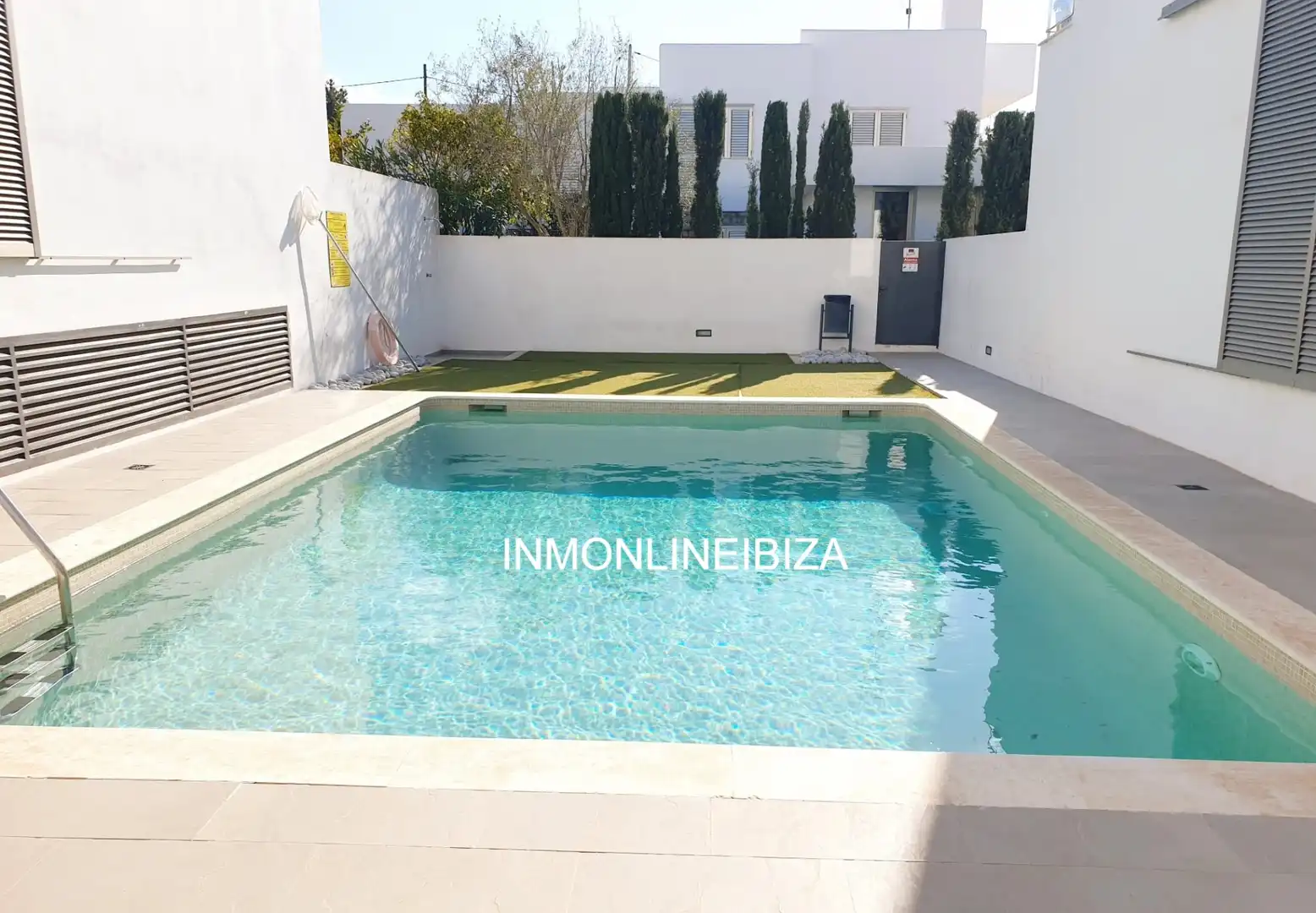 Schwimmbecken von Wohnung zur Miete in Sant Antoni de Portmany mit Klimaanlage, Terrasse und Abstellraum