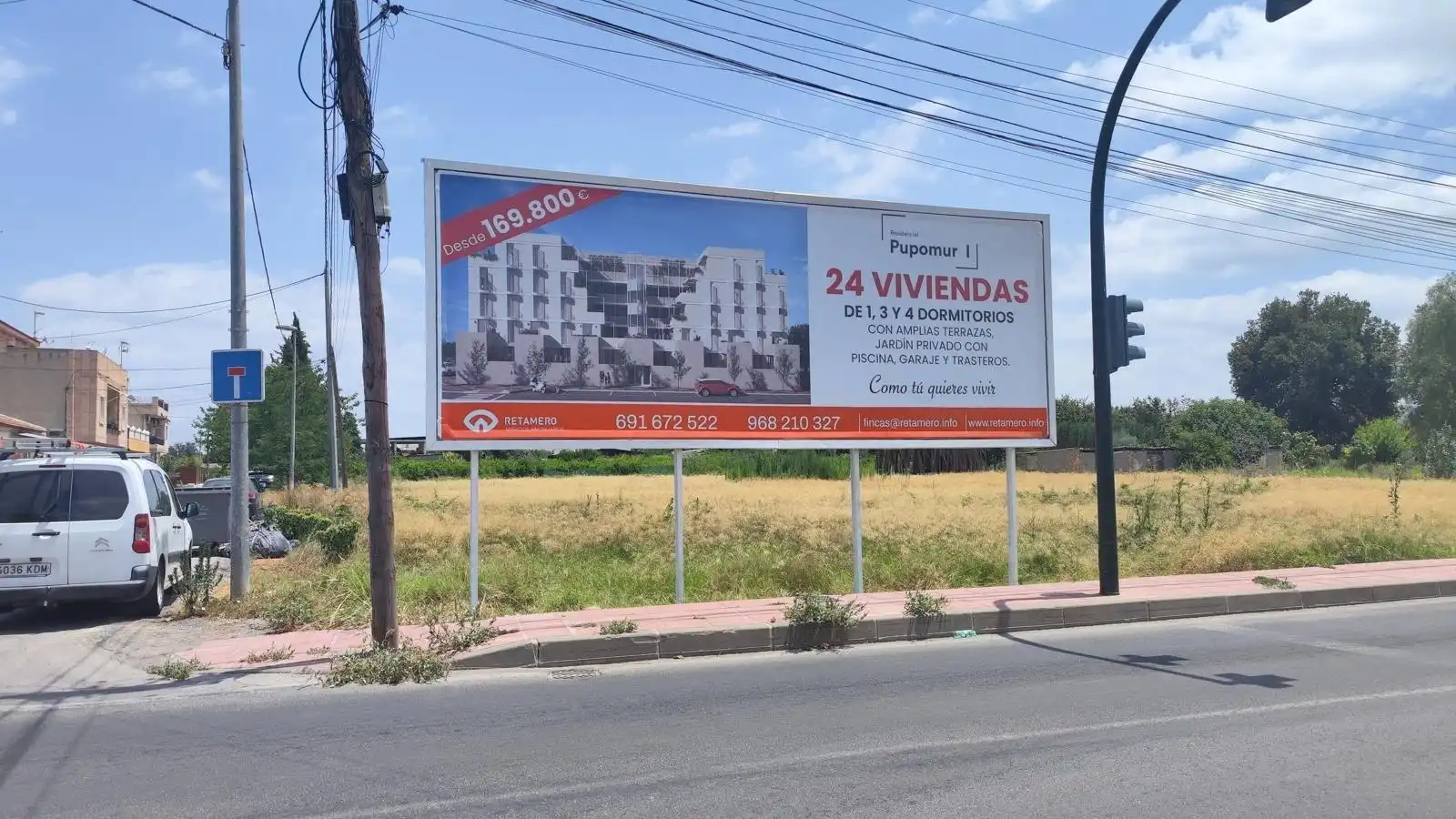 Exterior view of Flat for sale in Murcia  with Heating, Private garden and Terrace