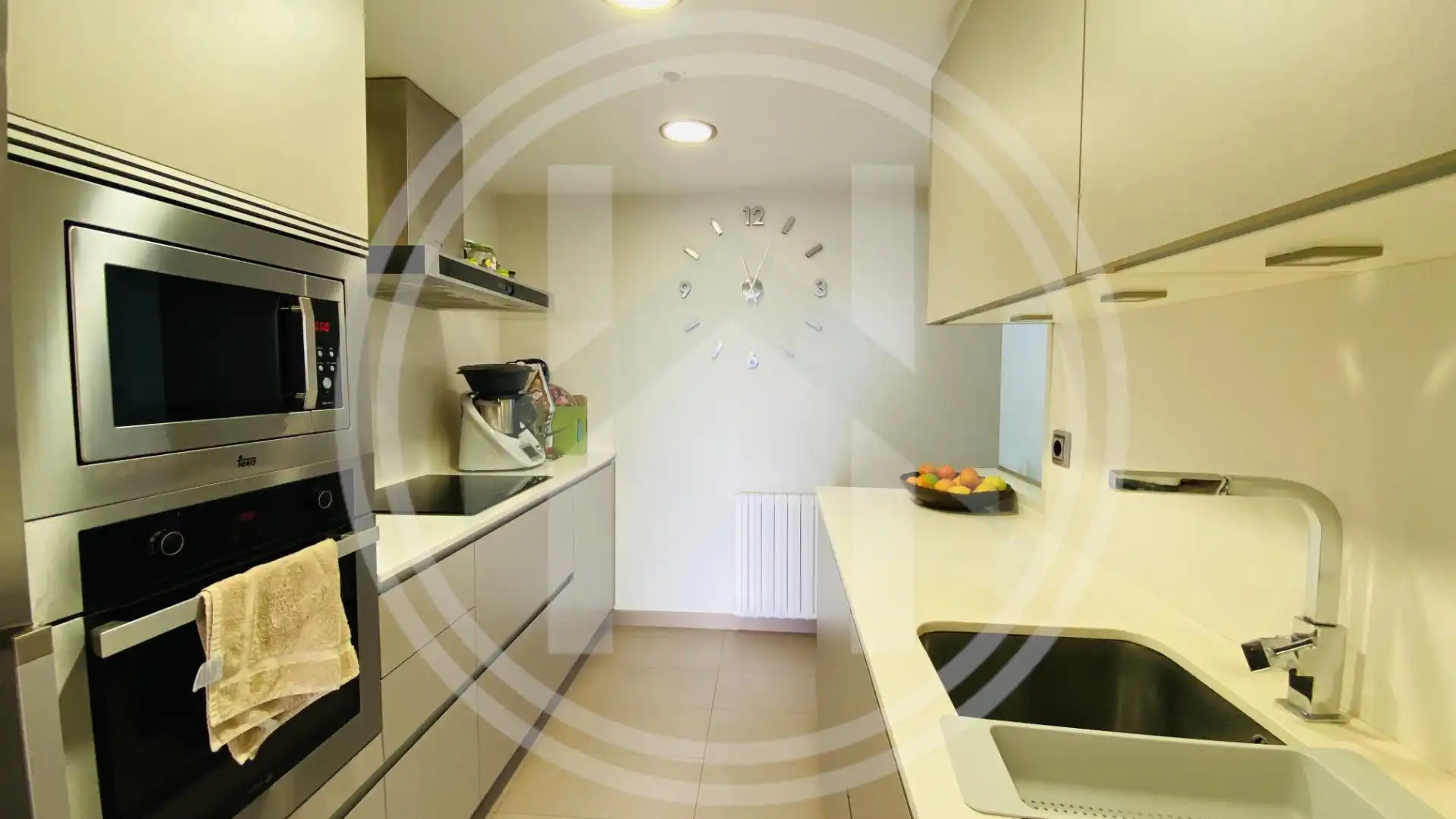 Kitchen of Flat for sale in Granollers  with Heating, Parquet flooring and Balcony
