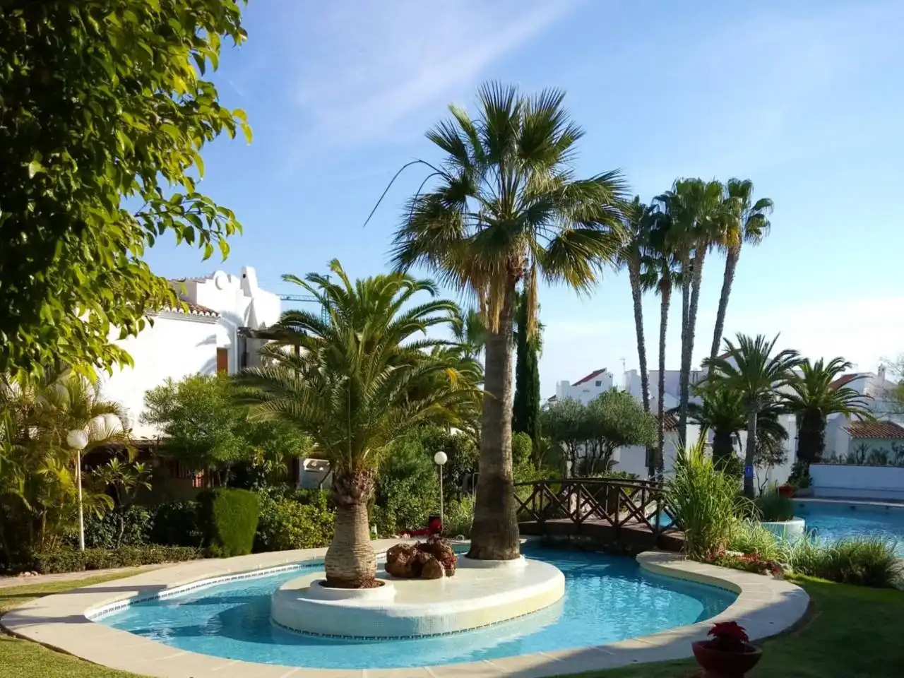 Garden of Detached homes for sale in Roquetas de Mar  with Community pool
