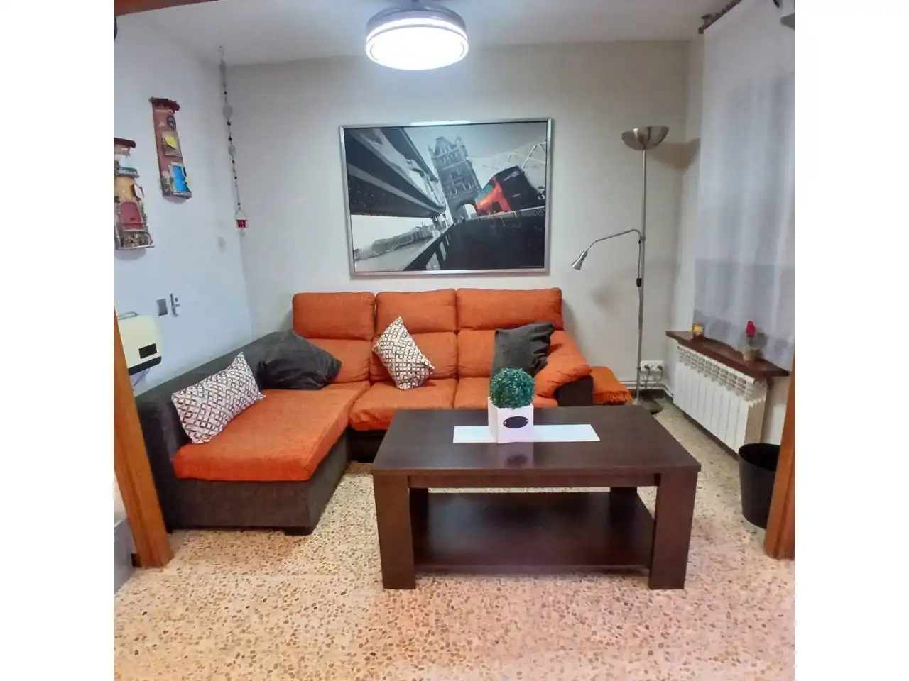 Wohnzimmer von Wohnung zum Verkauf in Terrassa mit Heizung und Balkon