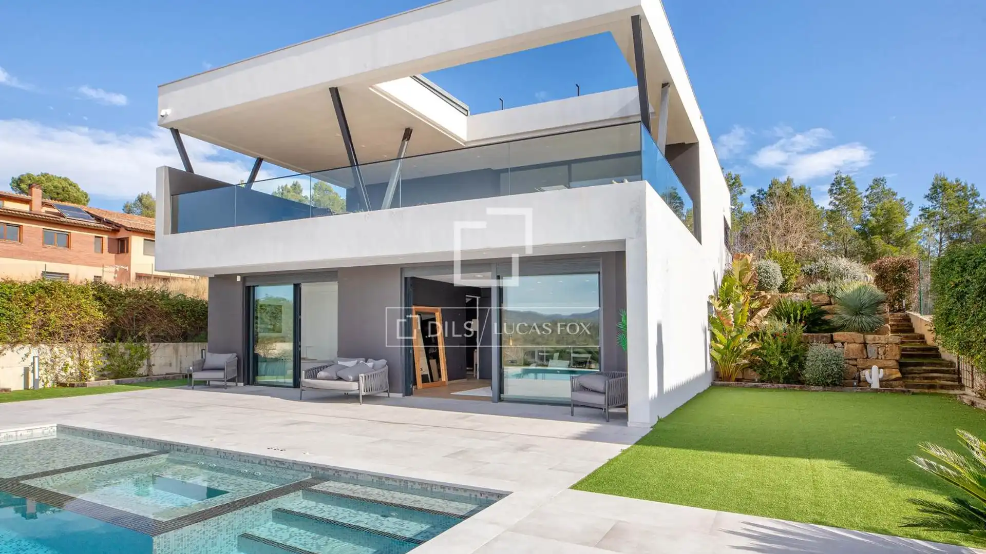 Vista exterior de Casa o chalet en venta en Sant Julià de Ramis con Aire acondicionado, Calefacción y Terraza