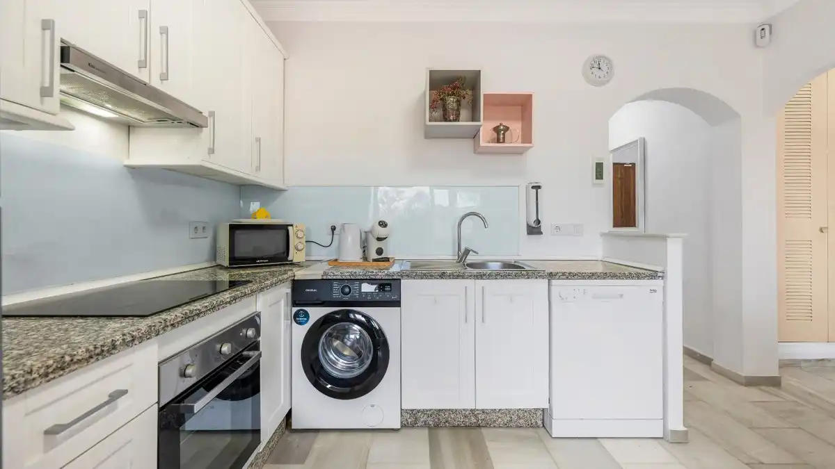 Cocina de Apartamento en venta en Mijas con Aire acondicionado, Terraza y Amueblado