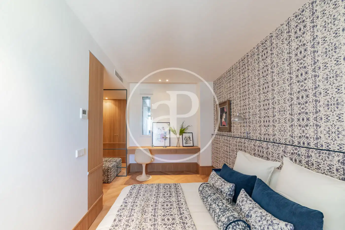 Schlafzimmer von Wohnung zum Verkauf in Madrid mit Klimaanlage, Heizung und Terrasse