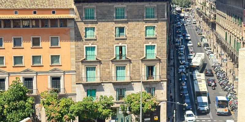 Vista exterior de Piso en venta en  Palma de Mallorca con Aire acondicionado, Terraza y Alarma