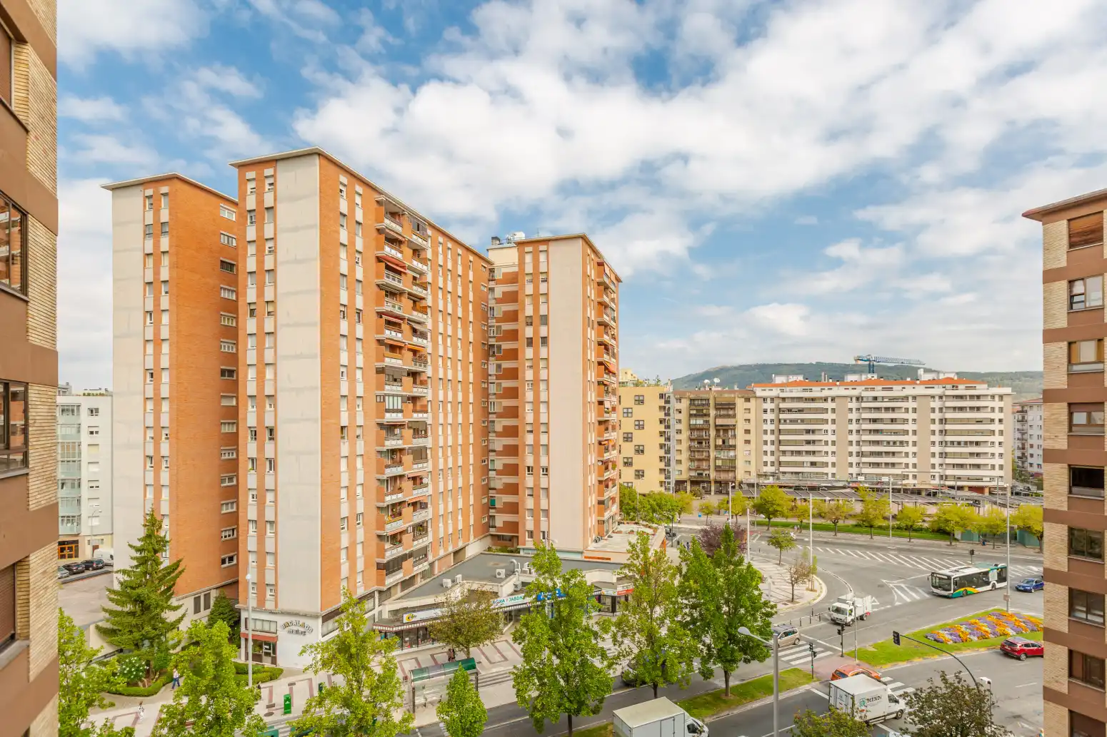 Exterior view of Flat for sale in  Pamplona / Iruña  with Heating, Parquet flooring and Terrace