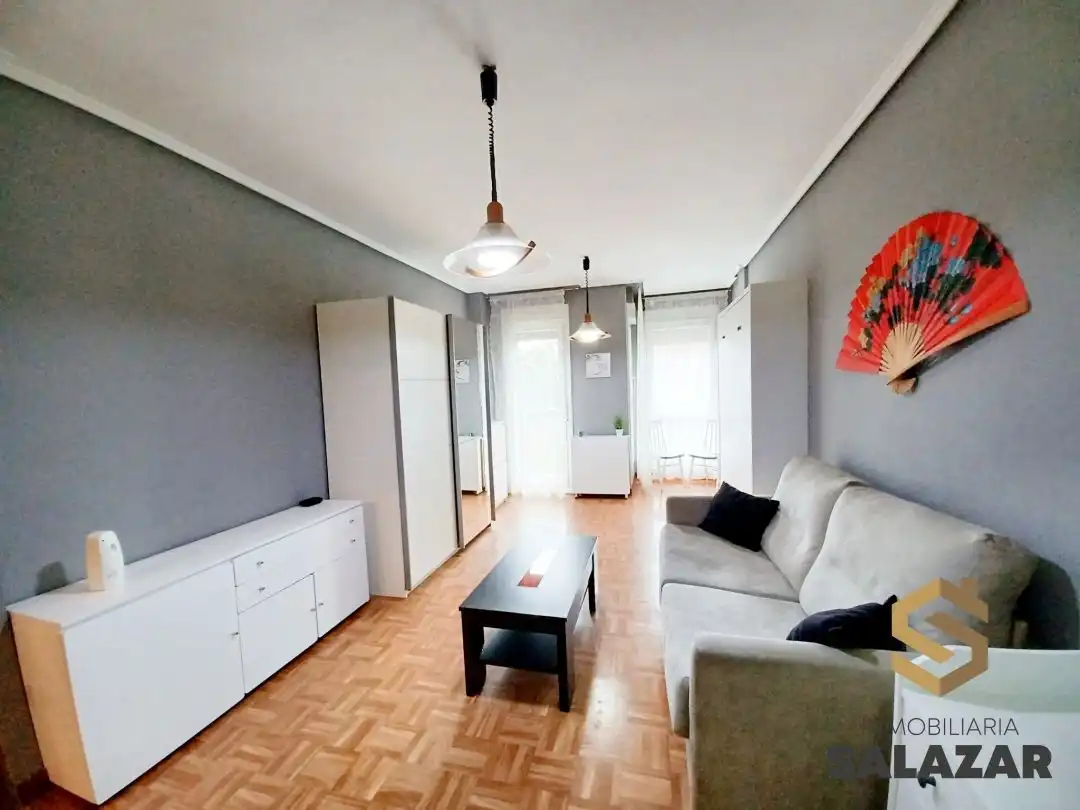 Sala d'estar de Pis de lloguer en Bilbao  amb Calefacció i Balcó