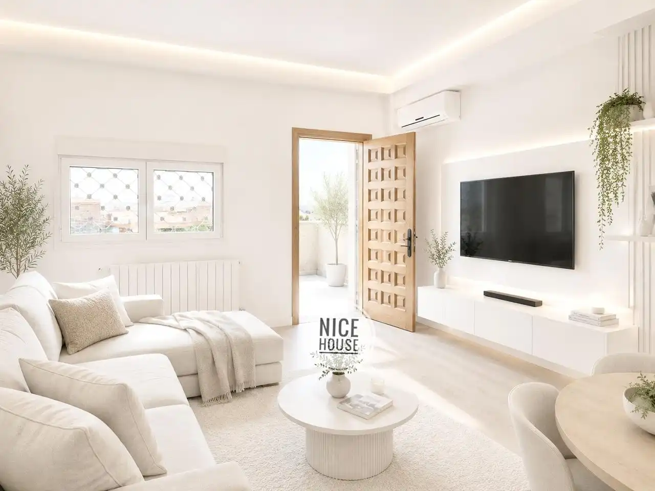 Wohnzimmer von Wohnung zum Verkauf in Pozuelo de Alarcón mit Klimaanlage und Terrasse