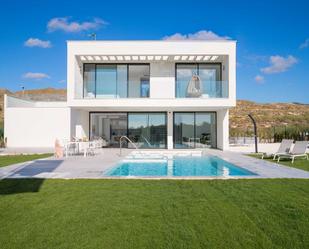 Vista exterior de Casa o xalet en venda en  Murcia Capital amb Aire condicionat i Piscina