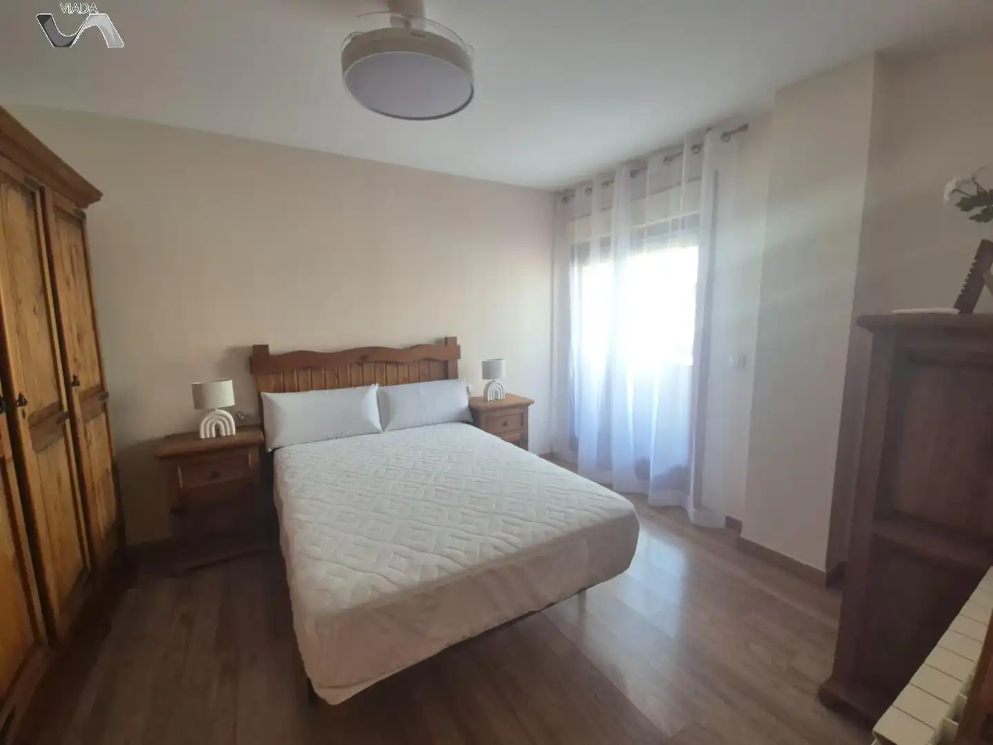 Dormitori de Apartament de lloguer en Puertollano amb Aire condicionat, Calefacció i Terrassa