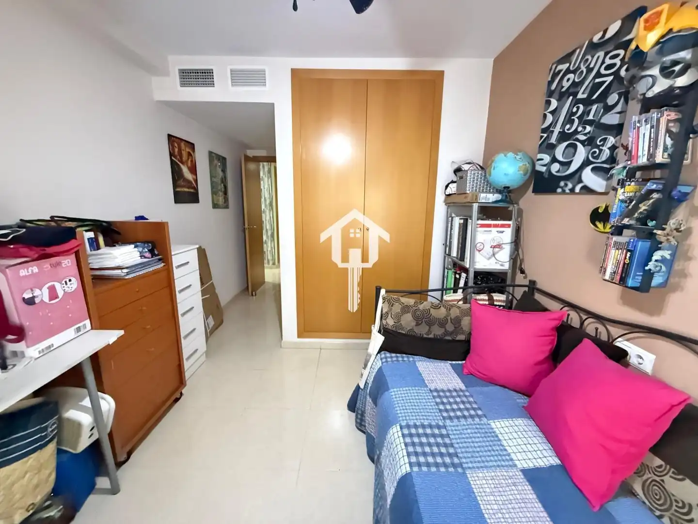 Bedroom of Flat for sale in San Vicente del Raspeig / Sant Vicent del Raspeig  with Air Conditioner, Private garden and Furnished