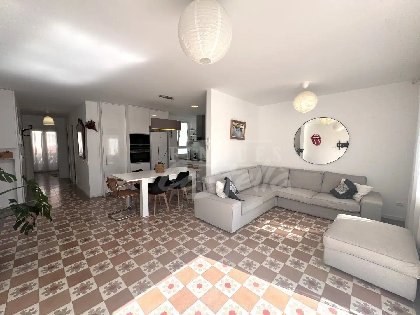 Sala de estar de Piso en venta en Mataró con Aire acondicionado, Calefacción y Terraza