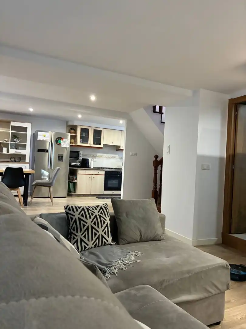 Sala de estar de Casa o chalet en venta en Cariño con Jardín privado, Terraza y Amueblado