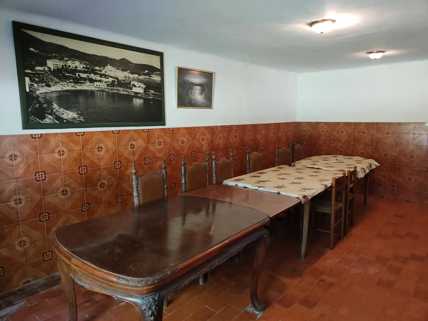 Dining room of Country homes for sale in Bescanó  with Heating, Private garden and Terrace