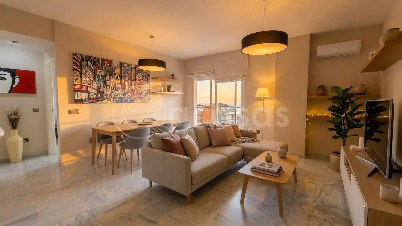 Sala de estar de Apartamento en venta en Torrequebrada