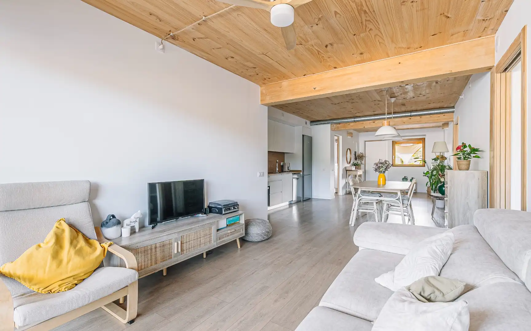 Sala de estar de Piso en venta en Dosrius con Calefacción, Jardín privado y Terraza