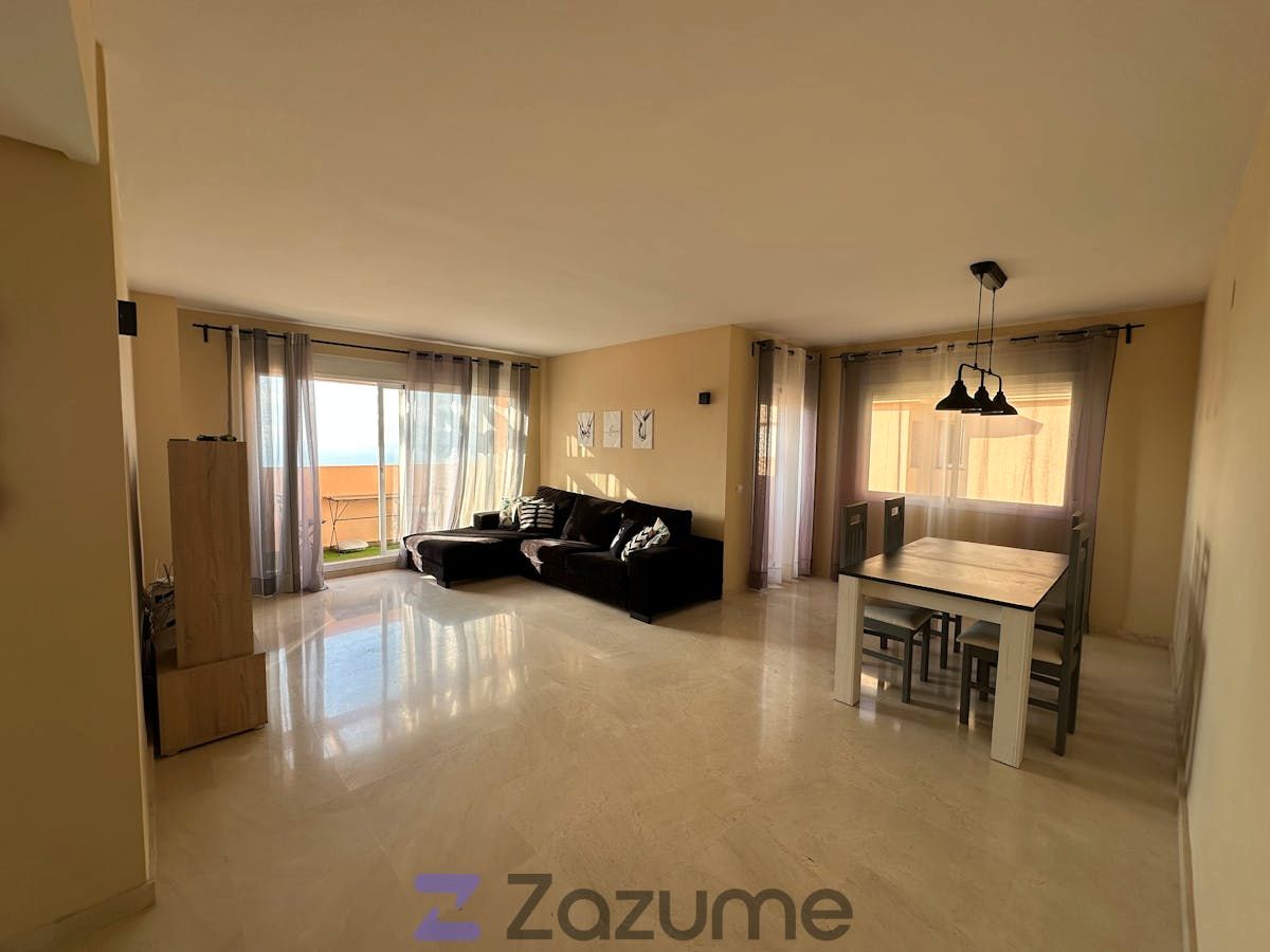 Living room of Flat for rent in Mijas  with Air Conditioner, Heating and Terrace