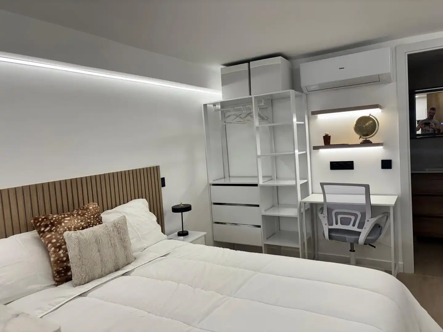 Bedroom of Flat for rent in Villaviciosa de Odón  with Air Conditioner, Heating and Furnished