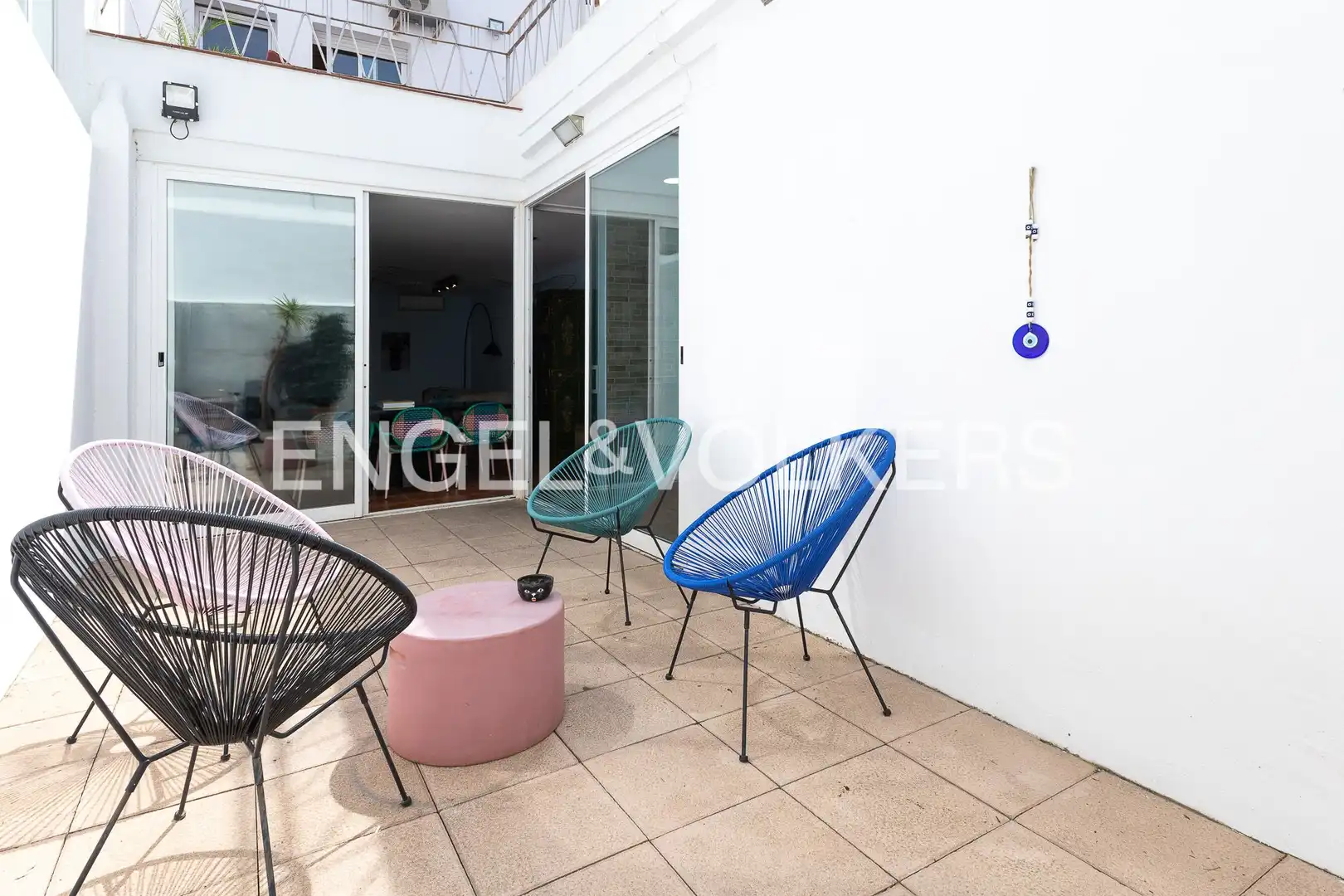 Terraza de Casa o chalet en venta en Badalona con Aire acondicionado, Calefacción y Jardín privado
