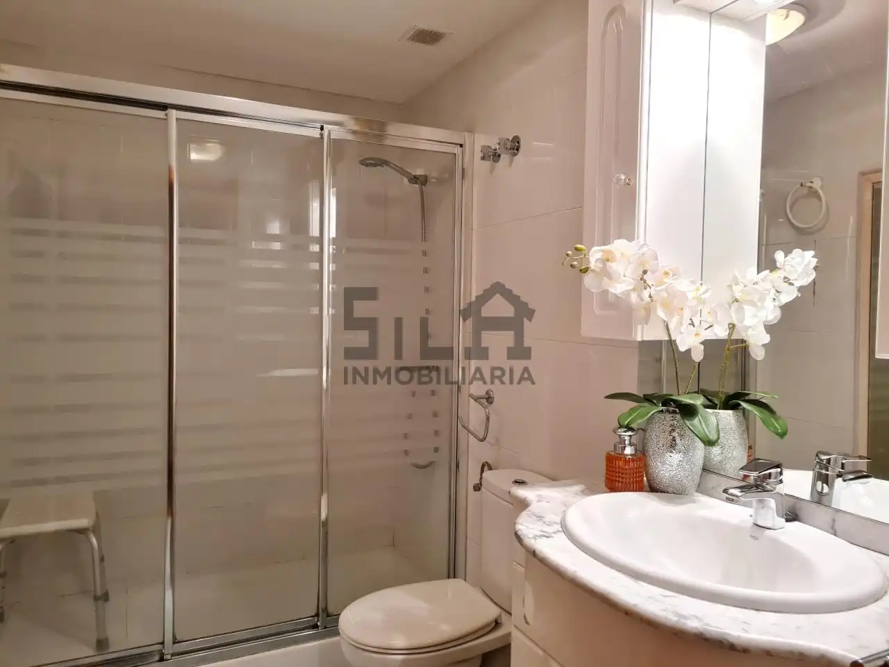 Baño de Casa o chalet en venta en Ourense Capital  con Calefacción, Jardín privado y Trastero