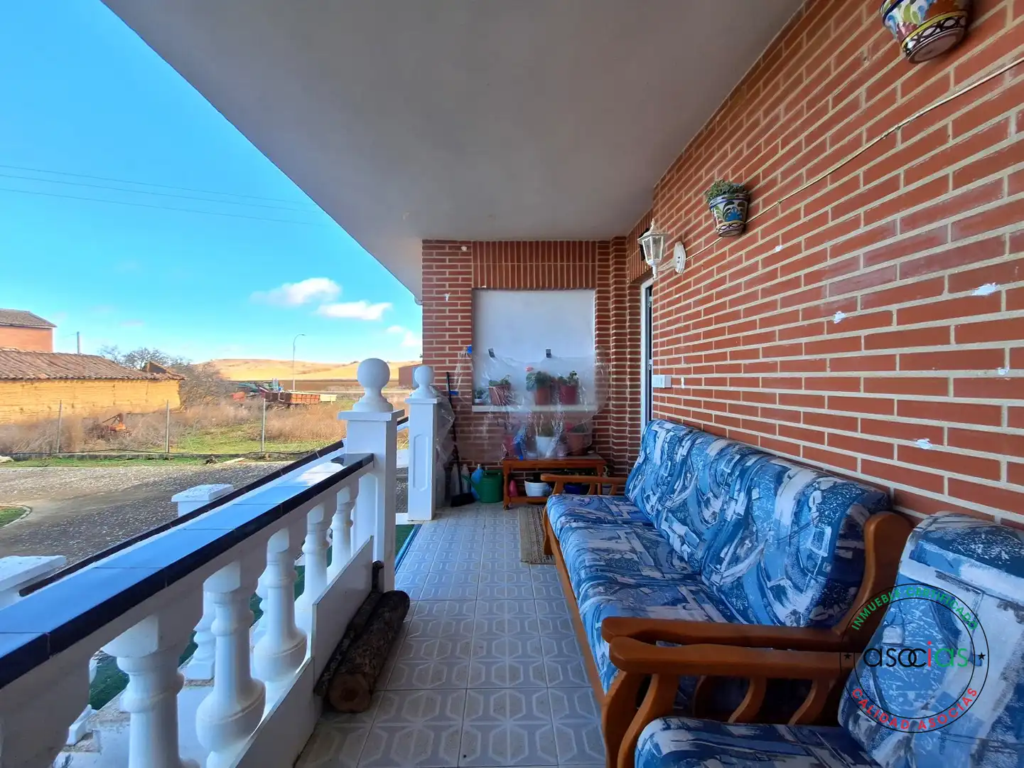 Terraza de Casa o chalet en venta en Sahagún con Calefacción y Jardín privado