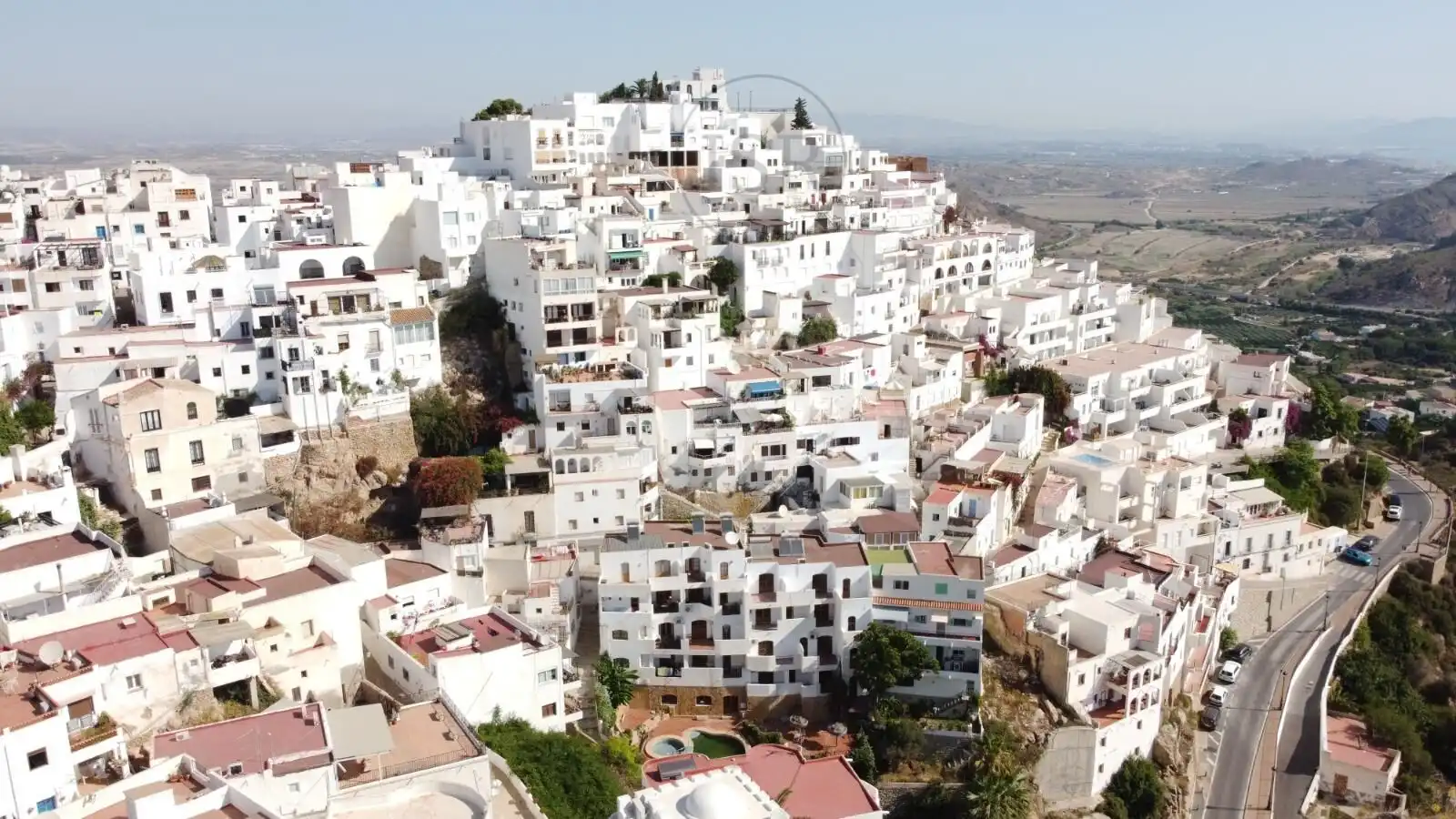 Vista exterior de Dúplex en venda en Mojácar amb Aire condicionat, Calefacció i Jardí privat