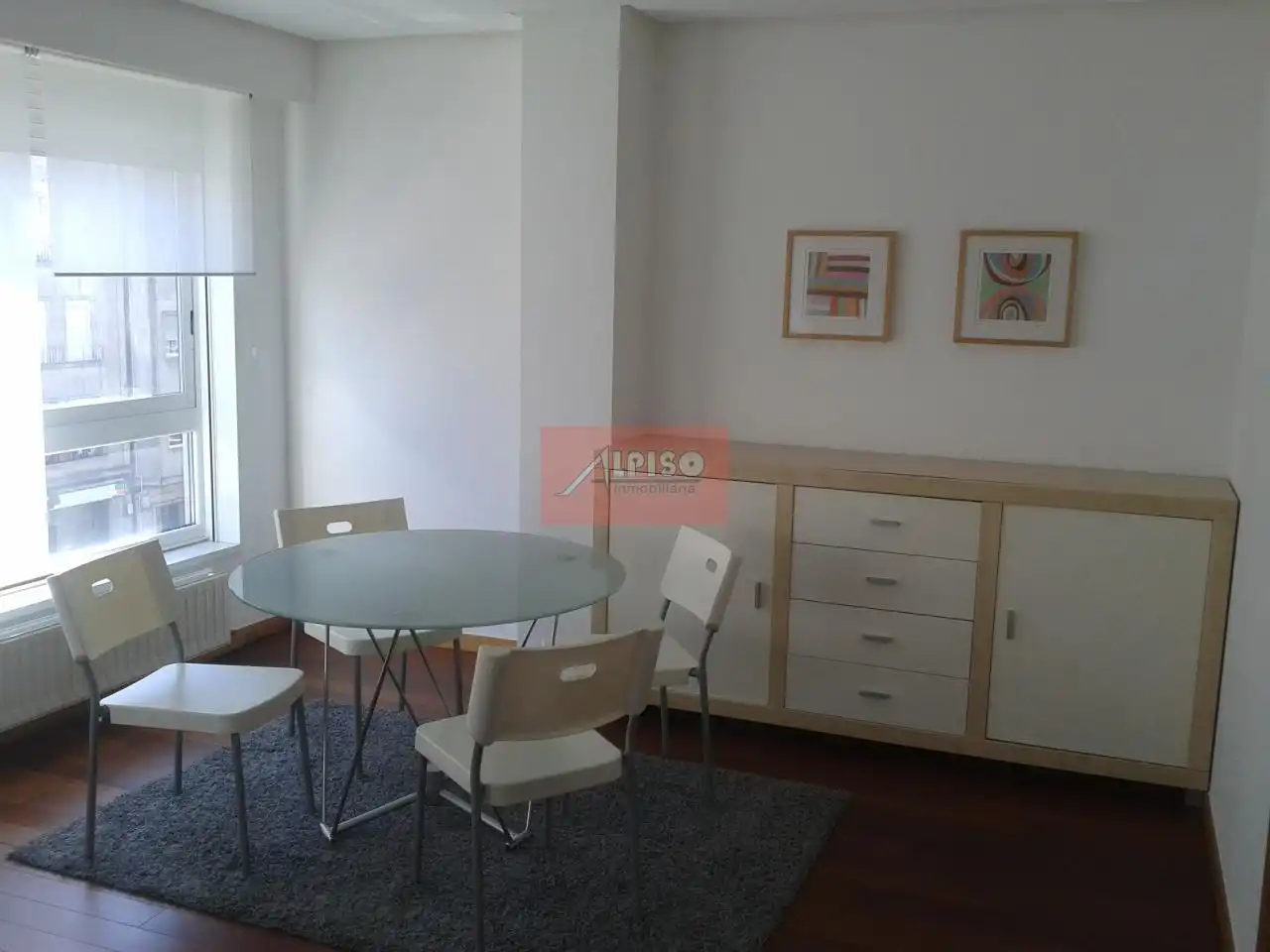 Wohnzimmer von Wohnungen zur Miete in Ourense Capital  mit Heizung, Parkett und Möbliert