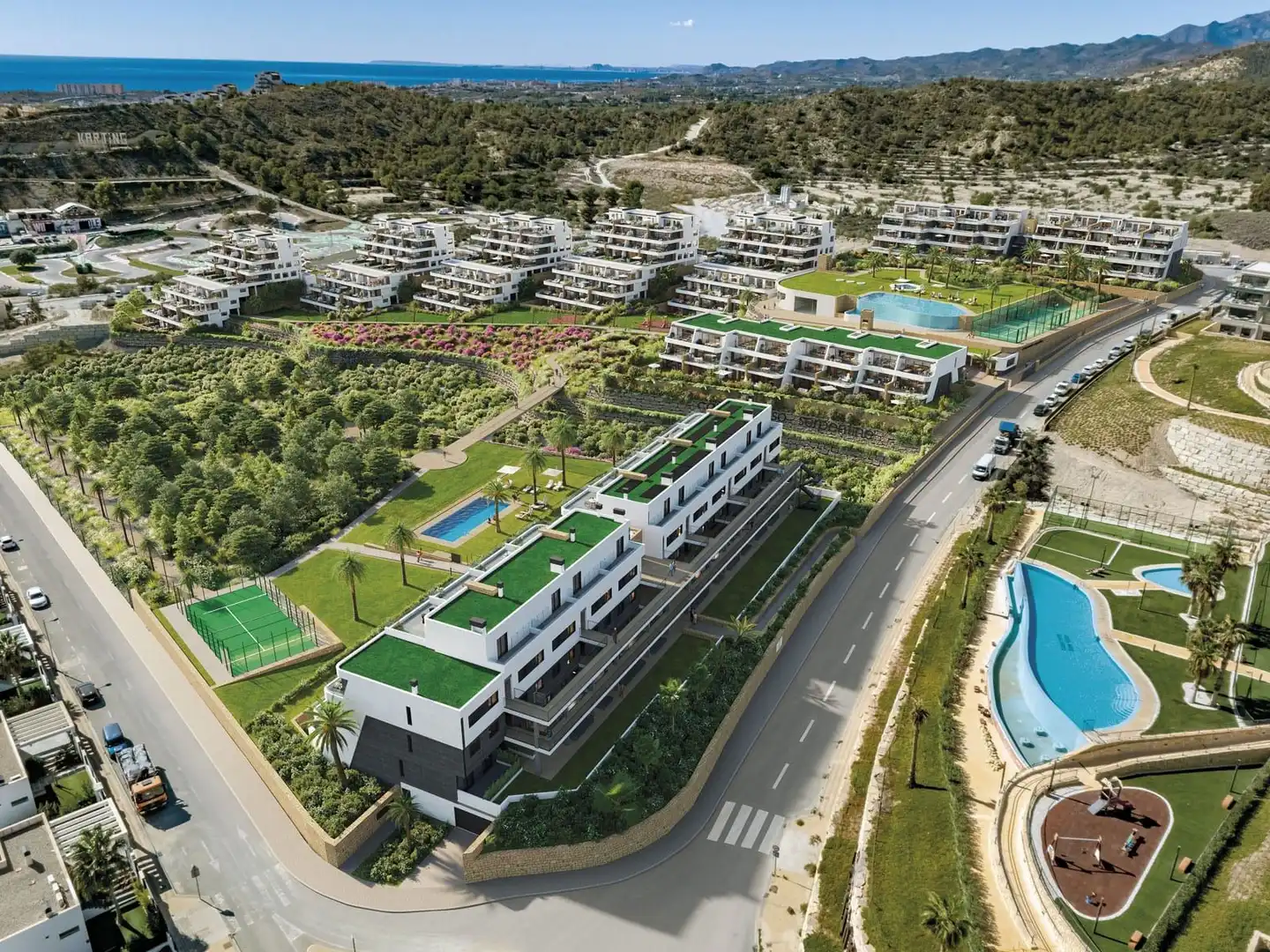 Wohnung mit Pool zum Verkauf in Balcón de Finestrat - Terra Marina, imagen 15