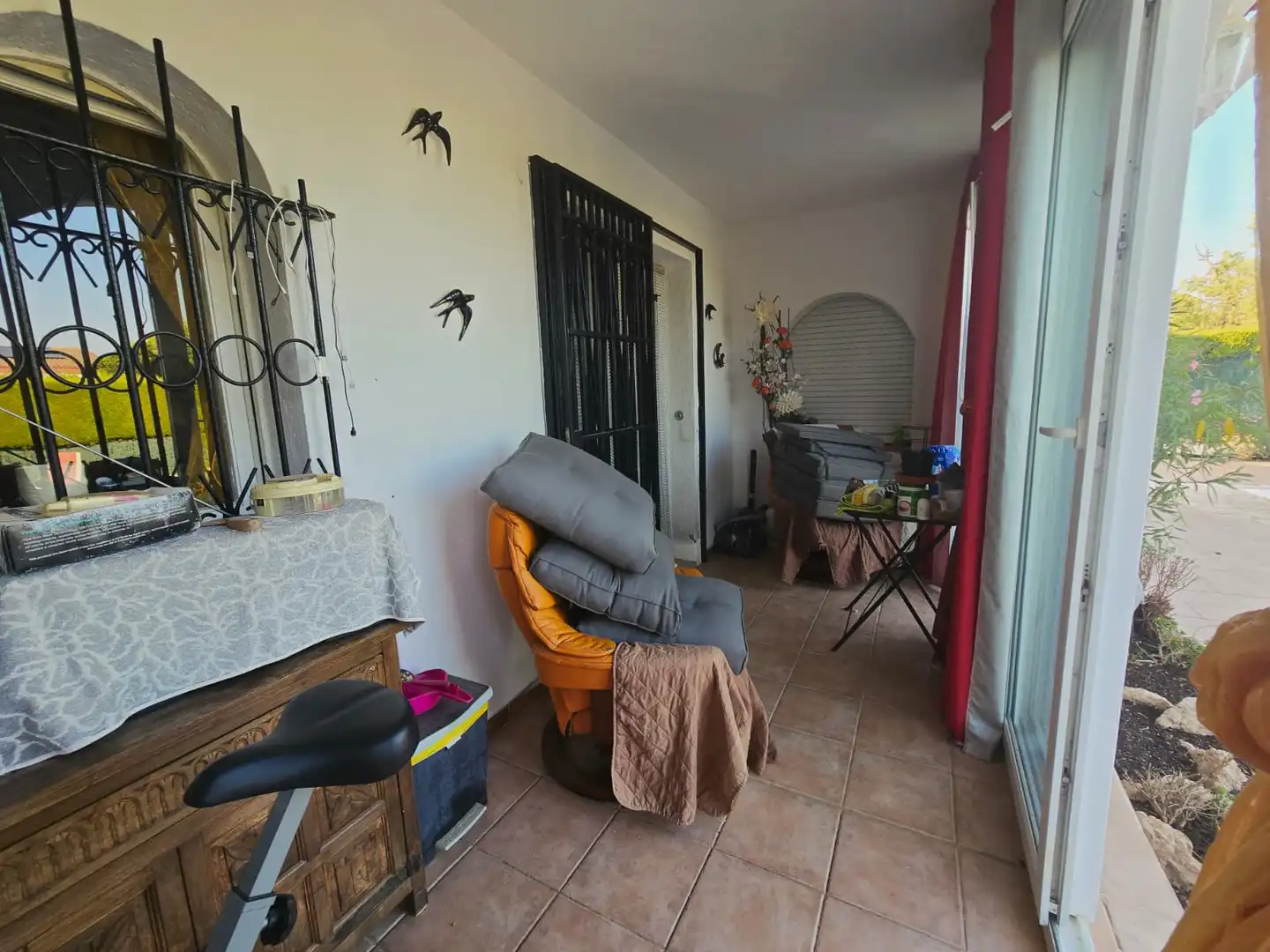Terrassa de Casa o xalet en venda en Mont-roig del Camp amb Jardí privat, Traster i Piscina