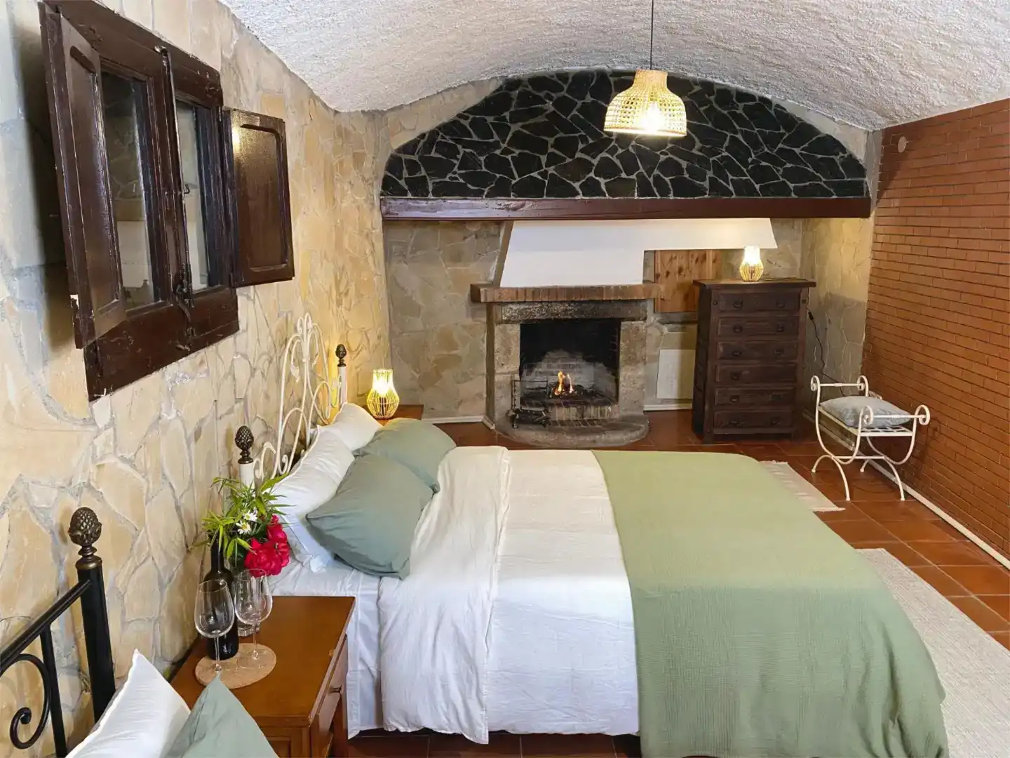 Schlafzimmer von Wohnung zur Miete in Pineda de Mar mit Privatgarten, Abstellraum und Möbliert