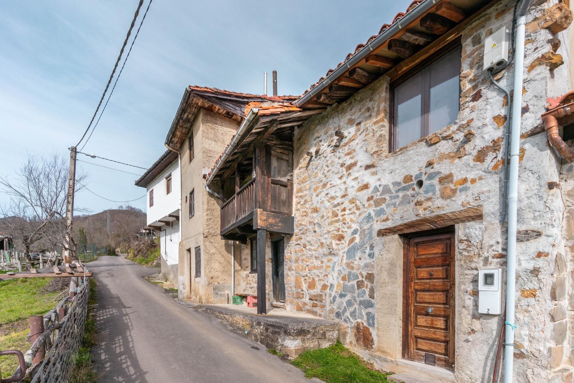 Exterior view of House or chalet for sale in Laviana  with Private garden