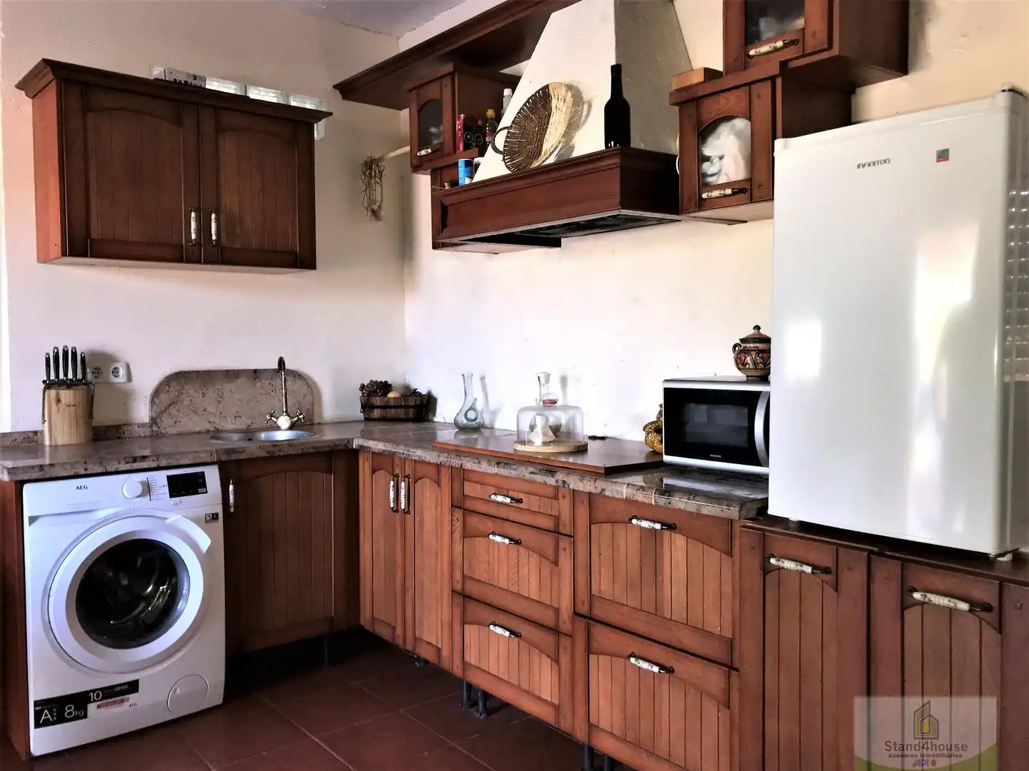 Cocina de Finca rústica en venta en Rociana del Condado