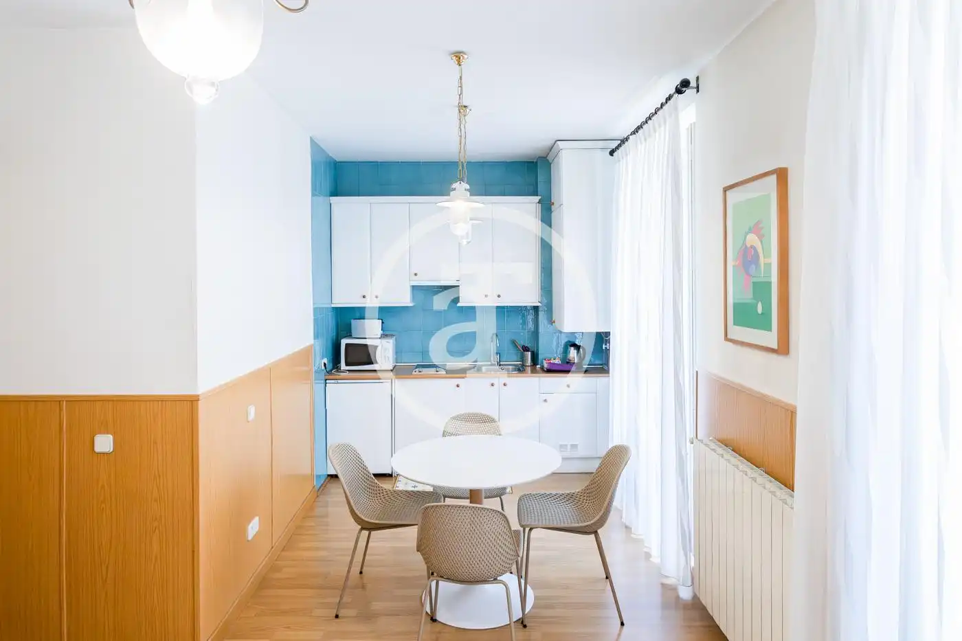 Cocina de Piso de alquiler en Madrid con Aire acondicionado, Calefacción y Amueblado