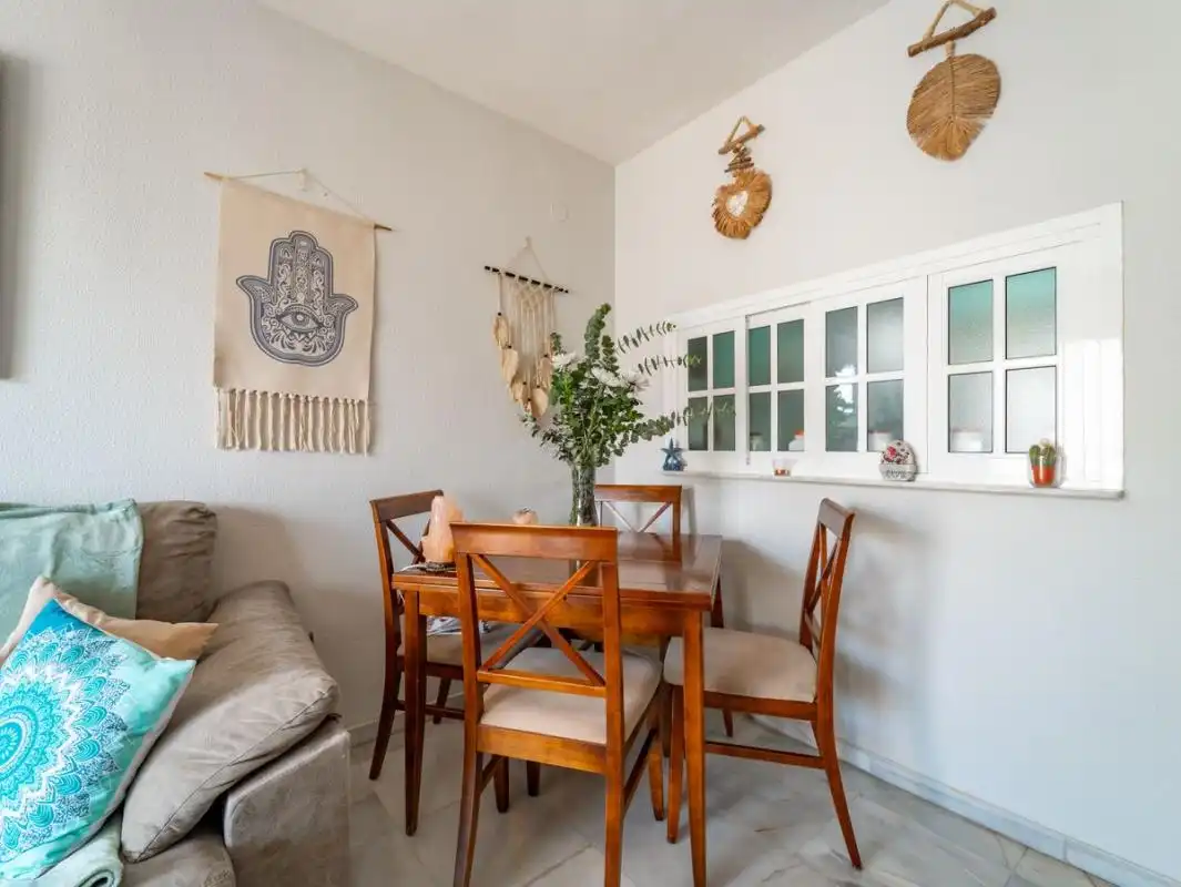 Comedor de Planta baja en venta en Rincón de la Victoria con Calefacción, Jardín privado y Terraza