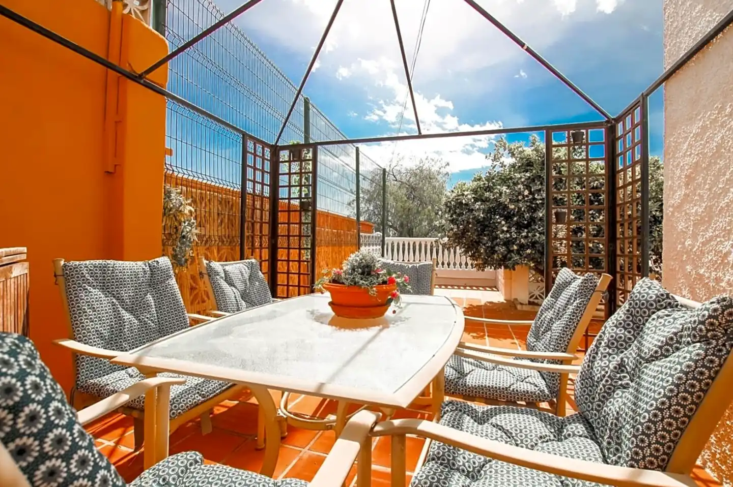 Terraza de Casa o chalet en venta en Benalmádena con Aire acondicionado, Jardín privado y Terraza